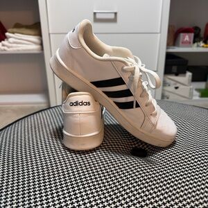 adidas White and Black Athletic Shoes